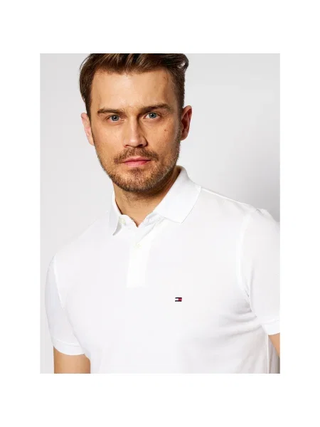 Tommy Hilfiger Pólóing Regular Fit fehér