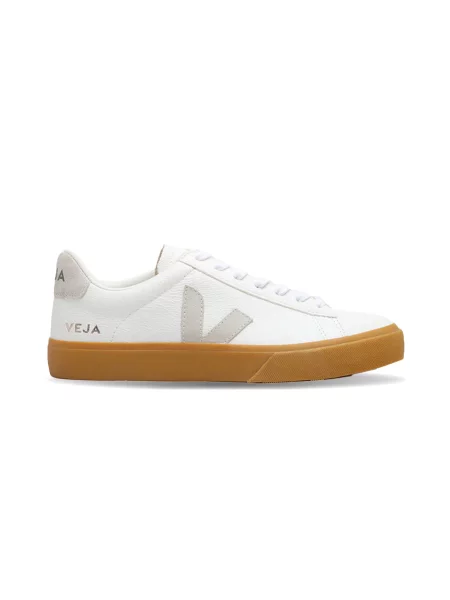 Veja CAMPO CHROMEFREE LEATHER WHITE NATURAL Kobiety Buty sportowe Veja Size: 3 biały