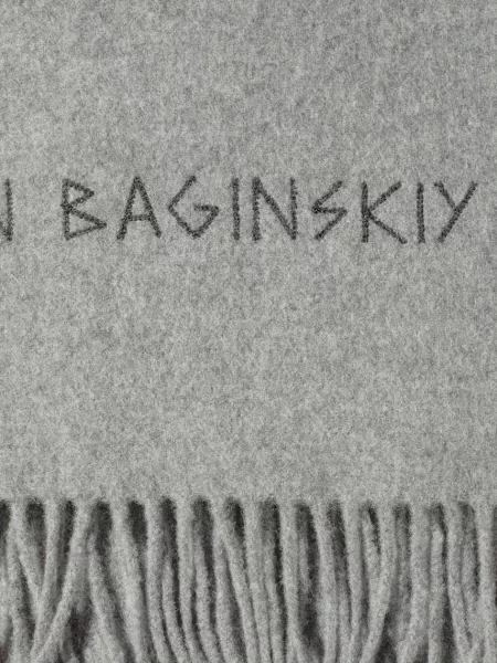 RUSLAN BAGINSKIY šal volneni Wool Scarf siva