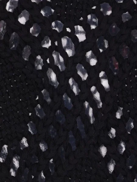 Pulover Jil Sander cu imprimeu geometric negru