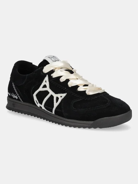 Велурени маратонки Naked Wolfe Exposure Exposure Suede Black черно