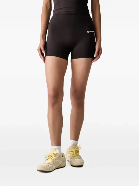 Ciclism pantaloni scurți pentru ciclism Sporty & Rich cu imagine maro