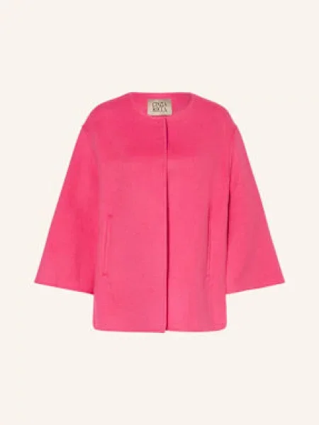 Cinzia Rocca Żakiet Pudełkowy pink różowa
