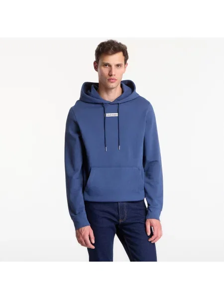 Φούτερ Calvin Klein Ls Eu Sp Graphic Hoodie Dark Denim XL μπλε