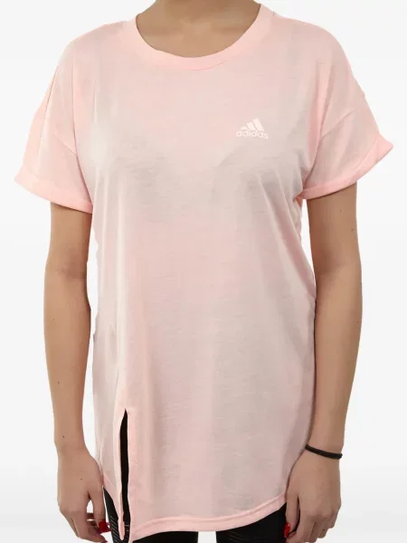 Tricou Adidas cu model floral roz