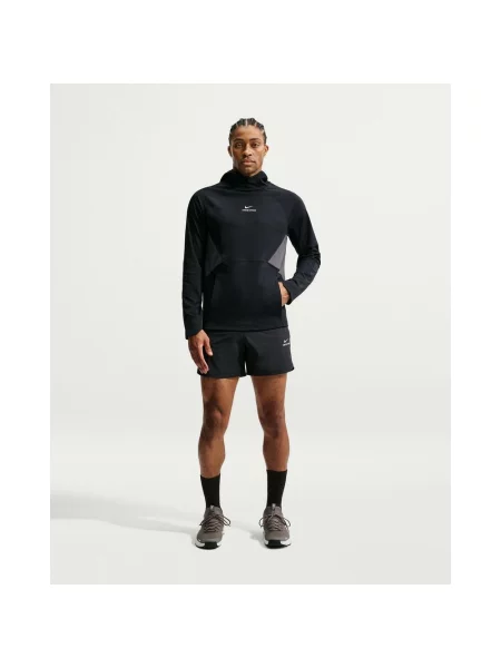 Bluza z kapturem Nike Pro Dri-FIT ciemnoszary S czarny