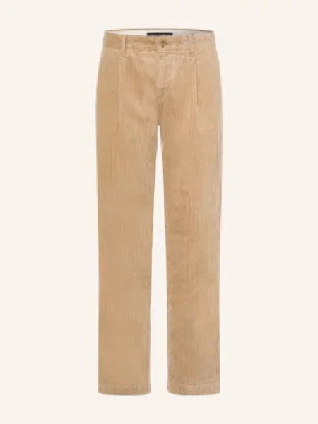 Marc O'polo Kordové Kalhoty Osby Tapered Fit béžová