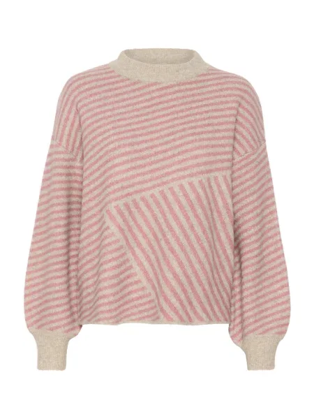 Kaffe Svetr Verana režná pink