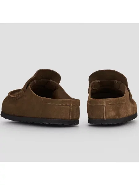 Sneakers Birkenstock Naples Wrapped Suede Leather Unisex Carafe EUR 41 maro