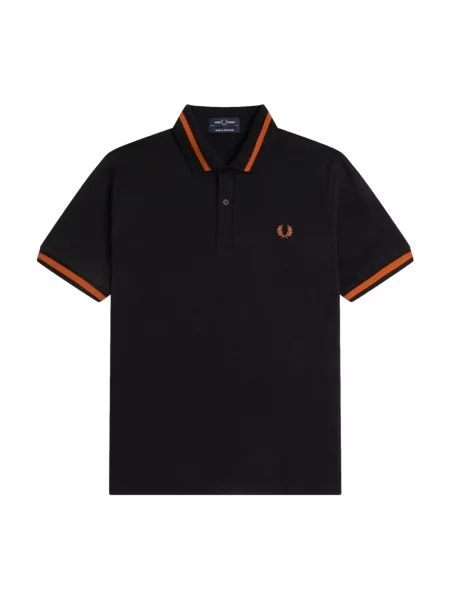 Koszulka polo Fred Perry czarna