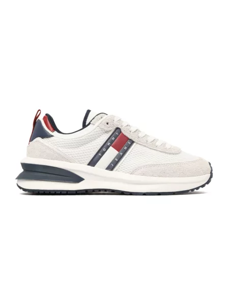 Sneakersy Tommy Hilfiger skórzane beżowe