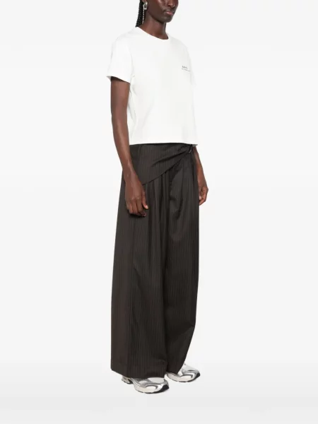 Scurt tricou A.p.c. cu imagine alb
