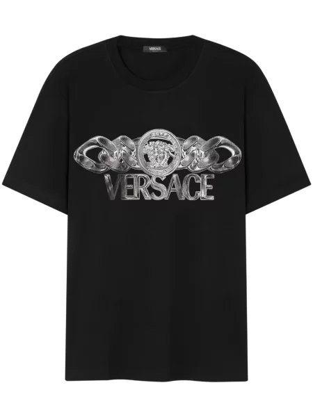 Tricou Versace cu imagine negru