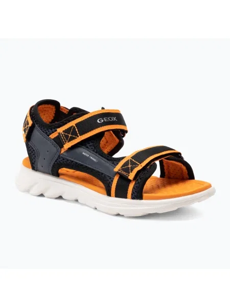 Juniorské sandále Geox Airadyum ocean blue/orange modrá