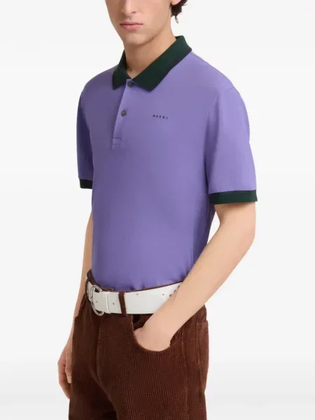 Tricou polo Marni violet