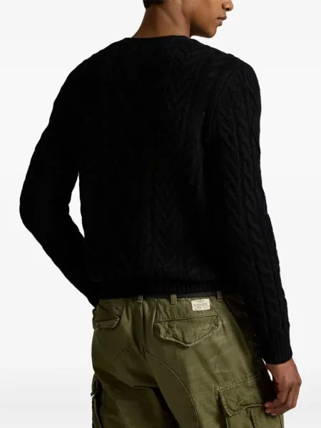 Ριγέ polo Polo Ralph Lauren με κουκούλα με αυτόγραφο λευκό