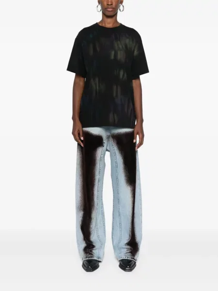 Marškinėliai Mm6 Maison Margiela juoda