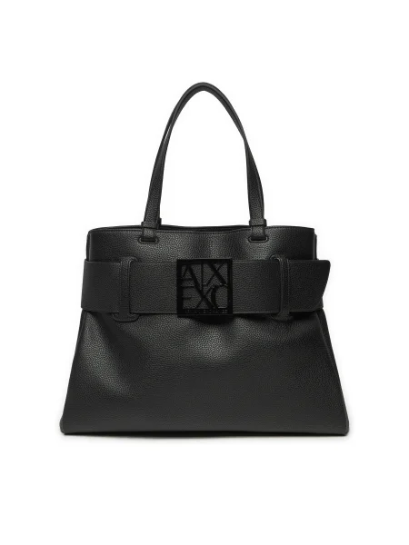 Geantă shopper Armani Exchange negru