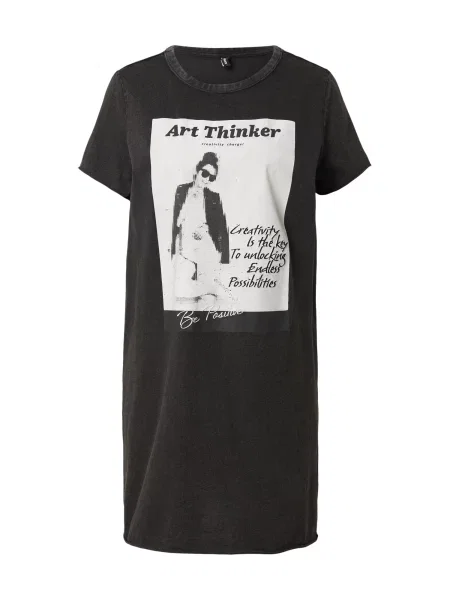 ONLY Rochie ONLLUCY gri deschis / denim negru