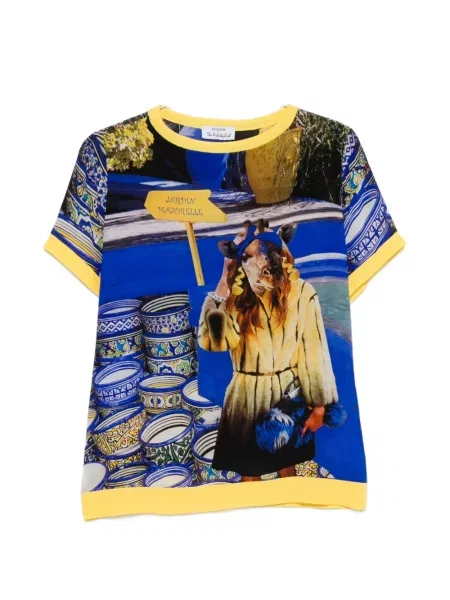 Tricou The Artistylist cu imagine albastru