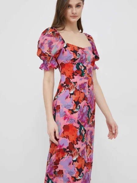 PS Paul Smith rochie mini evazati roz