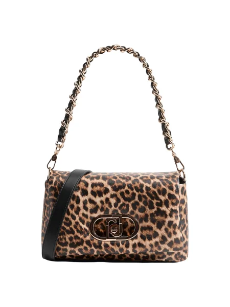 Geanta crossbody Liu Jo cu model leopard negru