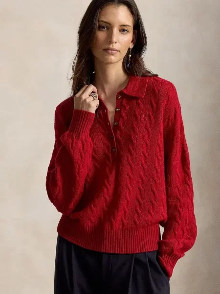 Polo Ralph Lauren pulover pentru femei din lână