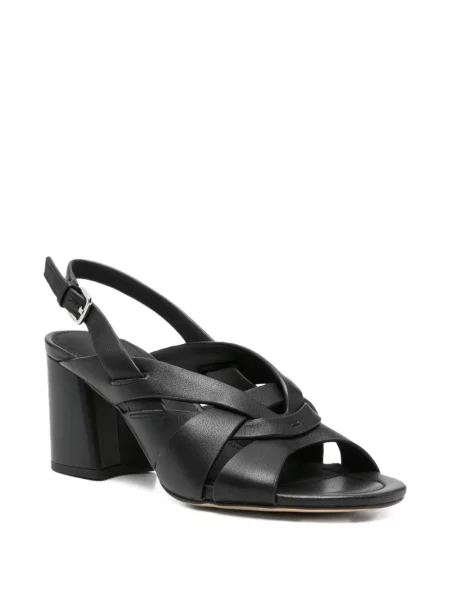 Sandale Bruno Premi din piele cu bretele negru