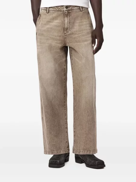 Blugi cu picior larg Allsaints maro