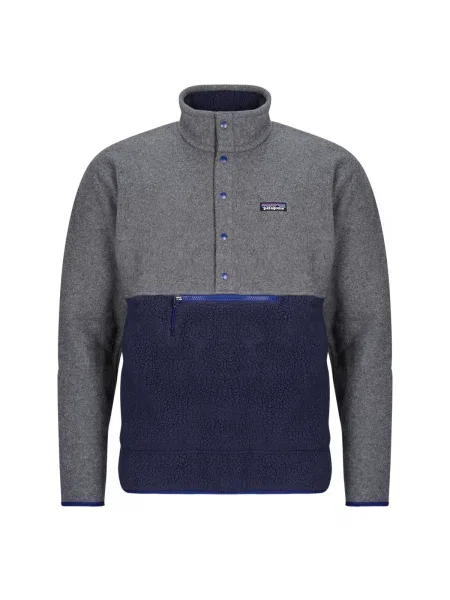 Pánska trekingová mikina Patagonia Retro Pile 1 / 2 Snap P / O new navy w / nickel tmavo modrá