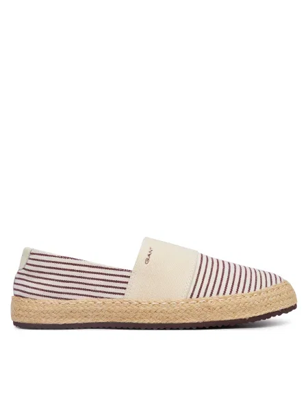 Espadrilky Gant Biela hnedá