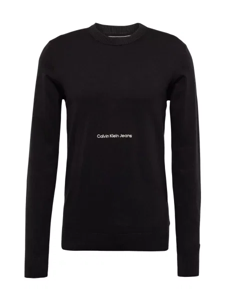 Calvin Klein Jeans Megztinis Juoda balta