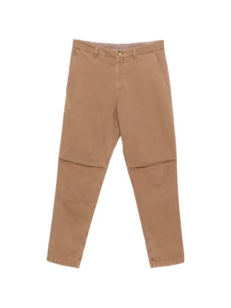 Pantaloni chino Brunello Cucinelli maro