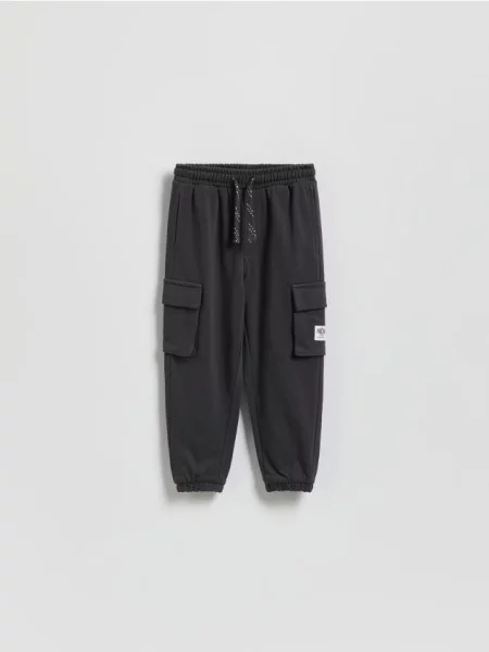 Reserved Pantaloni de Jogger gri-închis gri