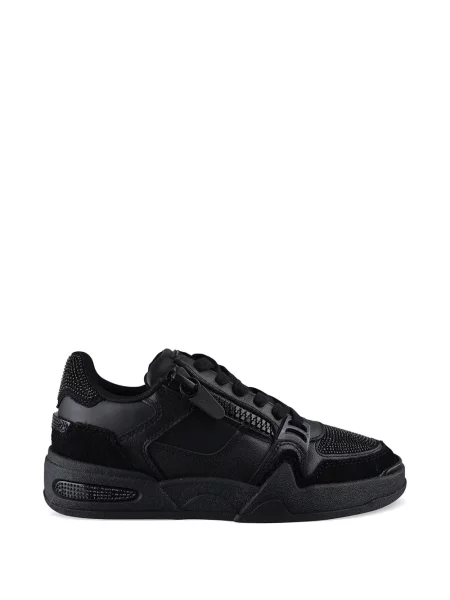 Stras sneakerși Giuseppe Zanotti din piele negru