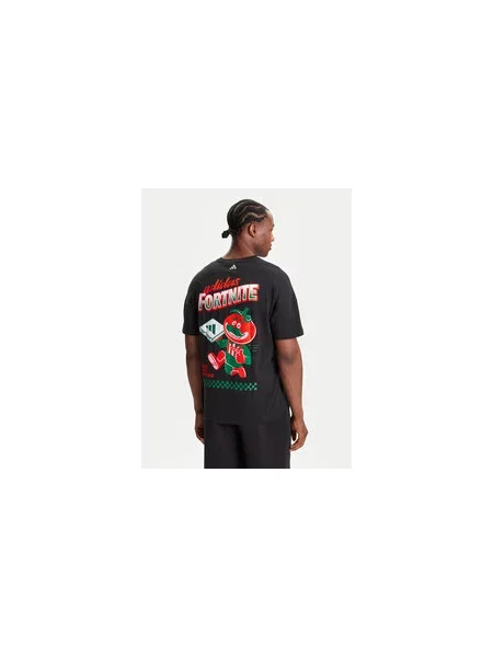 Adidas T-shirt Fortnite Graphic Loose Fit crna