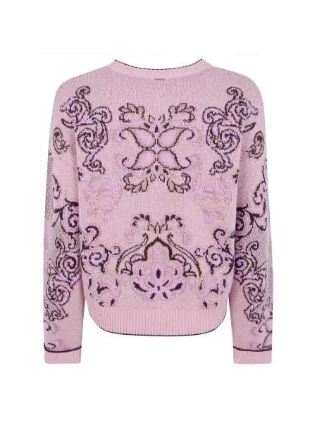 Sweter Twinset różowy
