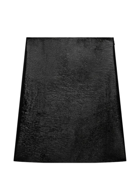 Fusta mini Courreges în linie A negru