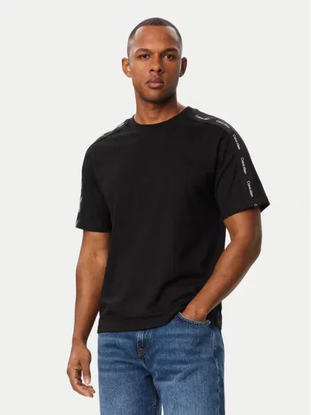 Тениска Calvin Klein Jeans черно