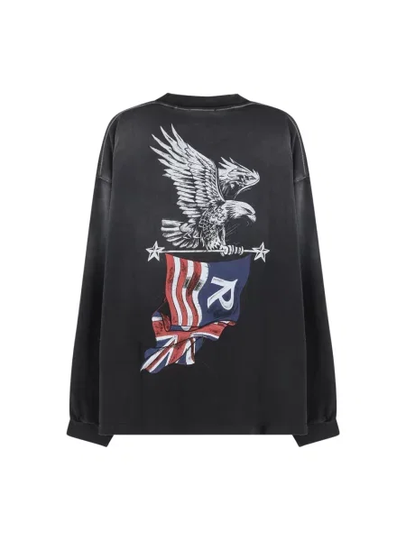 Długa bluza Represent z długim rękawem czarna