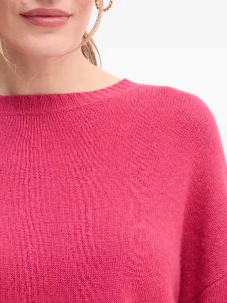 Decupat pulover Benetton roz