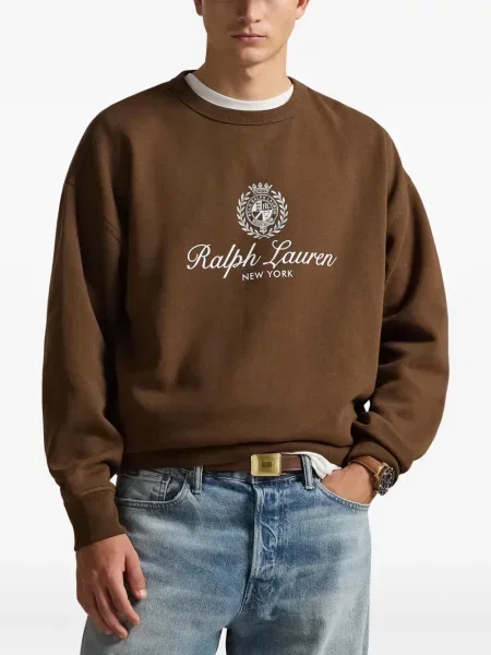 Ριγέ δερμάτινος κάλτσες Polo Ralph Lauren με κορδόνι μαύρο