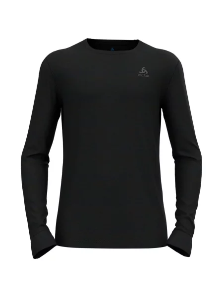 ODLO Koszulka BL TOP crew neck l/s MERINO szara S czarna