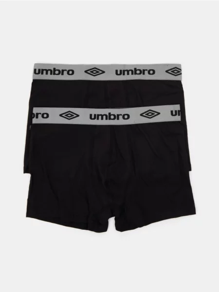 Sinsay Bokserki Umbro z bawełną 2 pack czarny