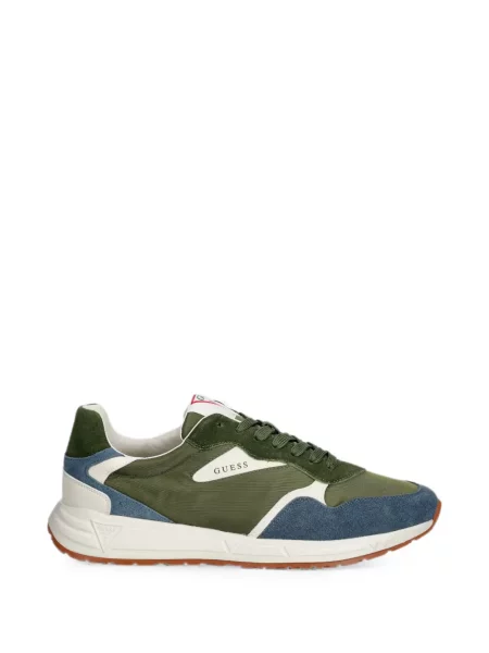Sneakerși Guess cu imagine verde