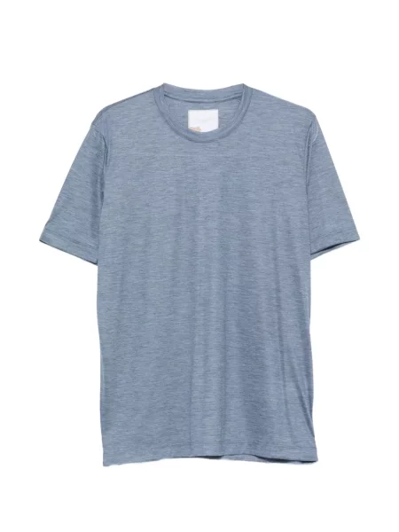 Tricou Marco Pescarolo din cașmir albastru