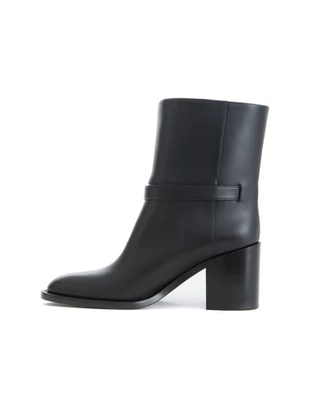 Buty do kostki Burberry skórzane czarne