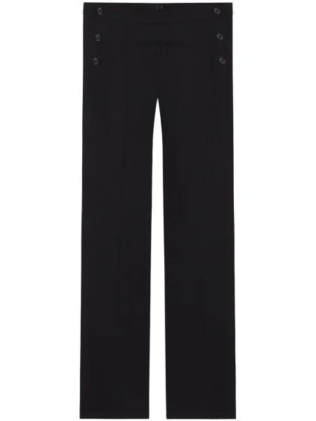 Pantaloni Courreges de lână negru