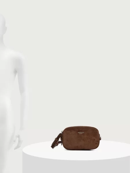 Bőr utazótáska Weekend Maxmara barna