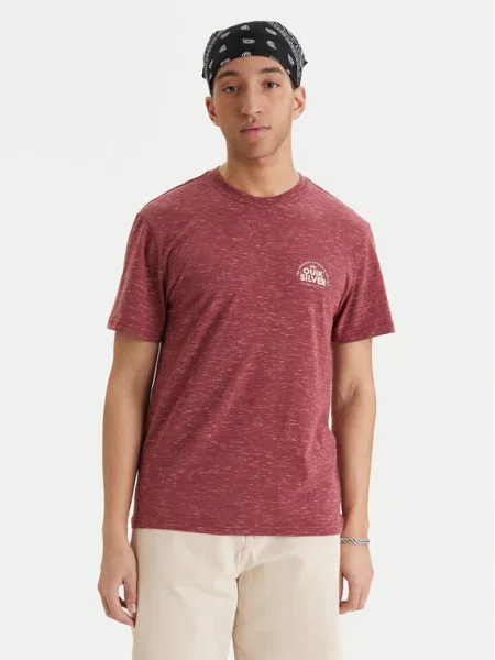 Quiksilver Póló Bordó Regular Fit